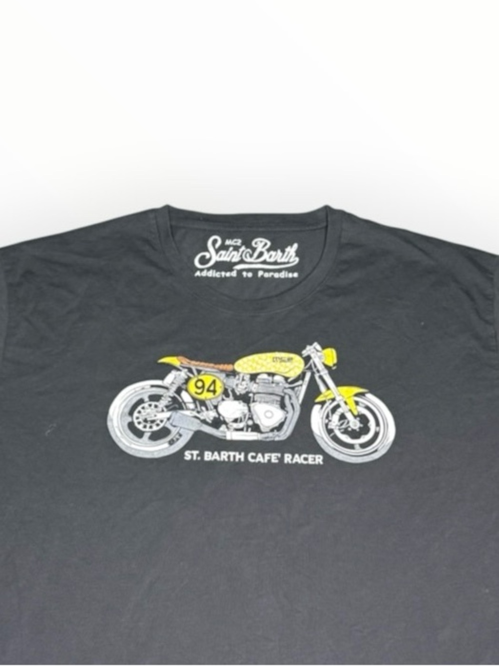 MC2 Saint Barth Cafe Racer Motorcycle Graphic T Shirt Men’s Sz XXL